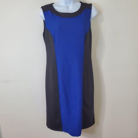 Women's Size 6 Enfocus Studio Colorblock Dress - Picture 1 of 8